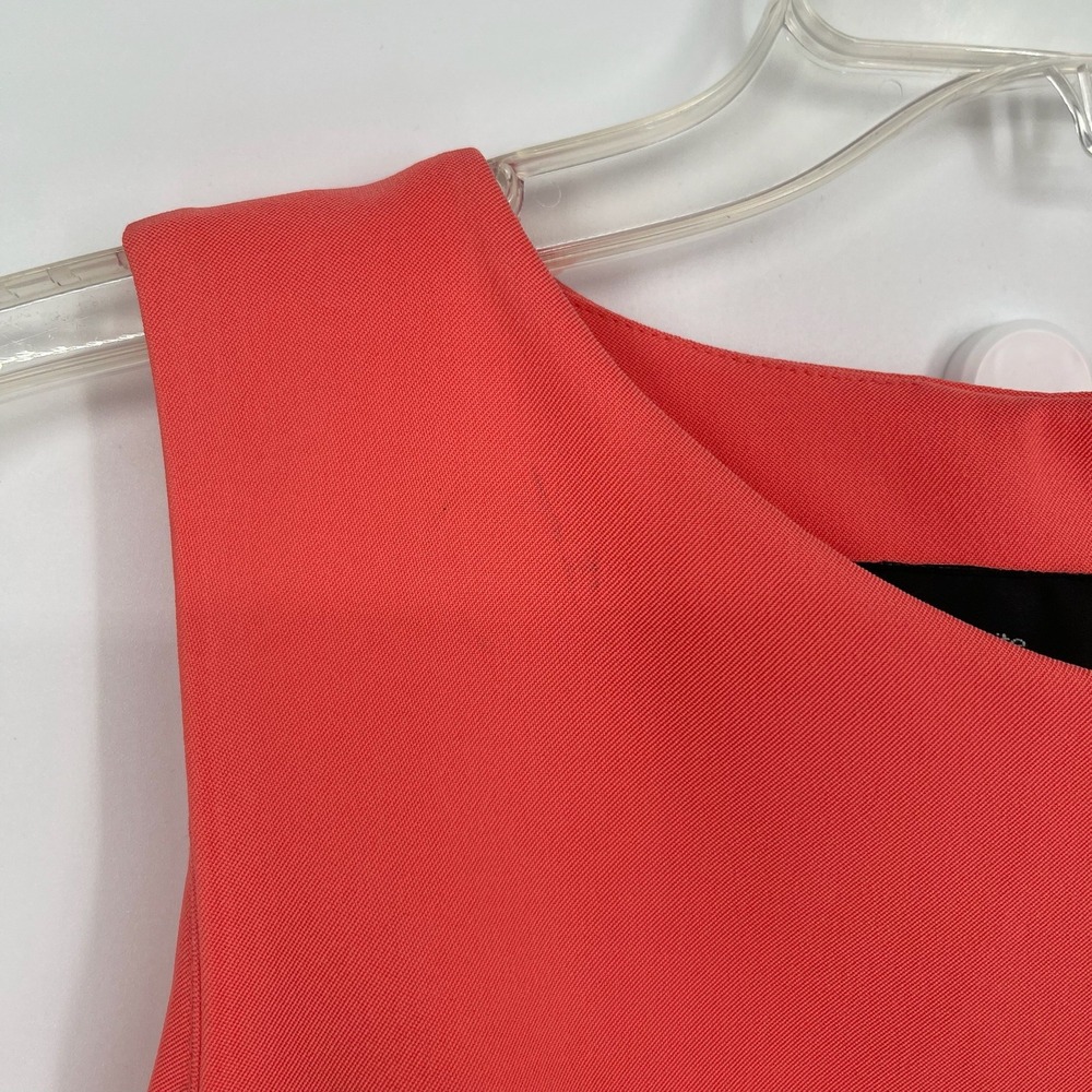 ALYX Women's Coral Sleeveless Stretch Office Wear Sheath Dress Size 10P Petite - Picture 3 of 6